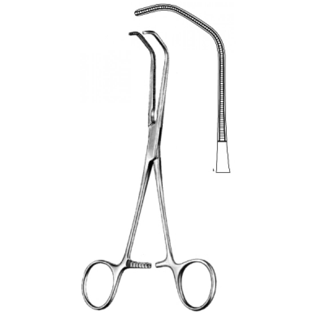 34.0180.17 Beck Aort Atravmatik Forseps 17cm