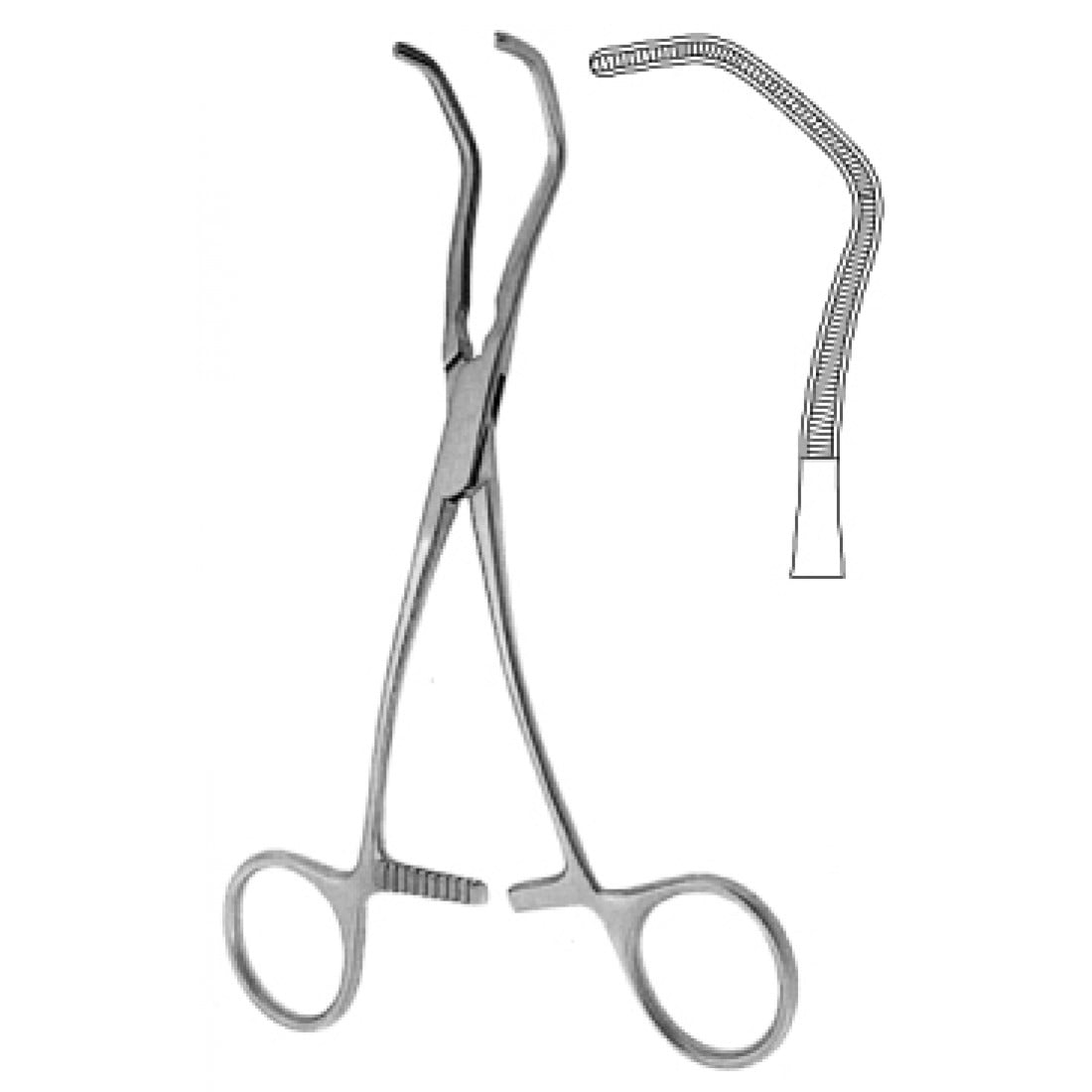 34.0230.17 DeBakey Vascular Klemp Atravmatik 17cm