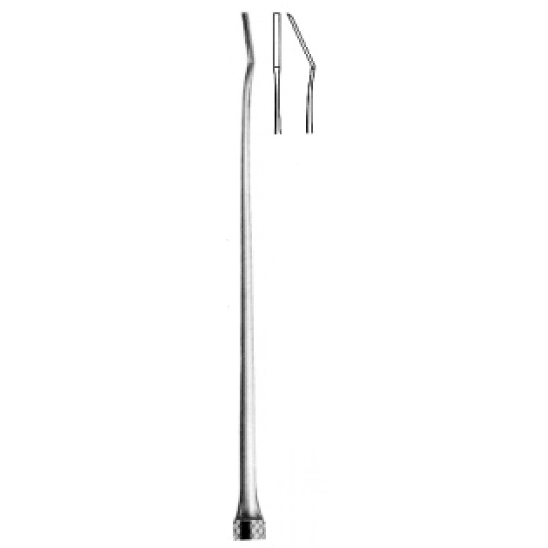 30.0406.02 Yasargil Mikro Disektör Açılı 1.0mm, 18.5cm