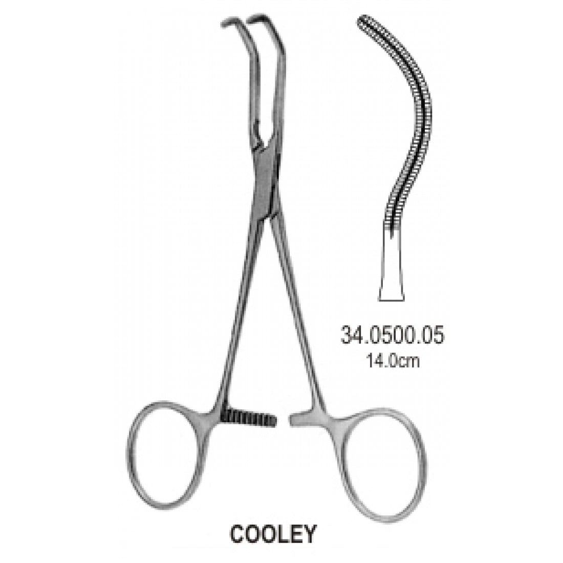 34.0500.05 Cooley Yenidoğan & Çocuk Klempi 14cm