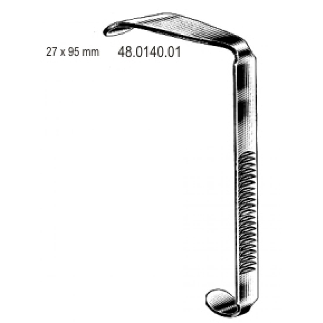 48.0140.01 Dil Basacağı,''McIvor''  için 27x95mm, Fig.1