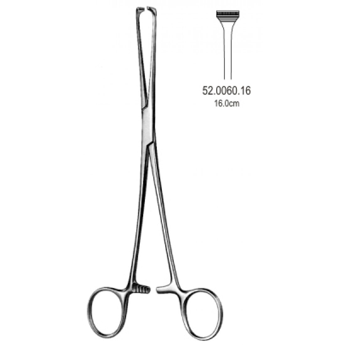 52.0060.16 Allis Doku Forsepsi Atravmatik 16cm