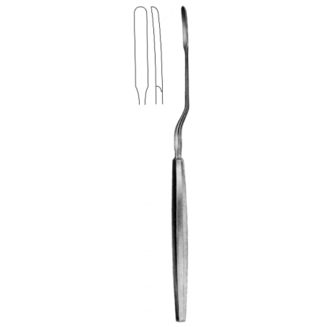 46.0544.22 Joseph Masing Septum Elevatör Bayonet 22cm