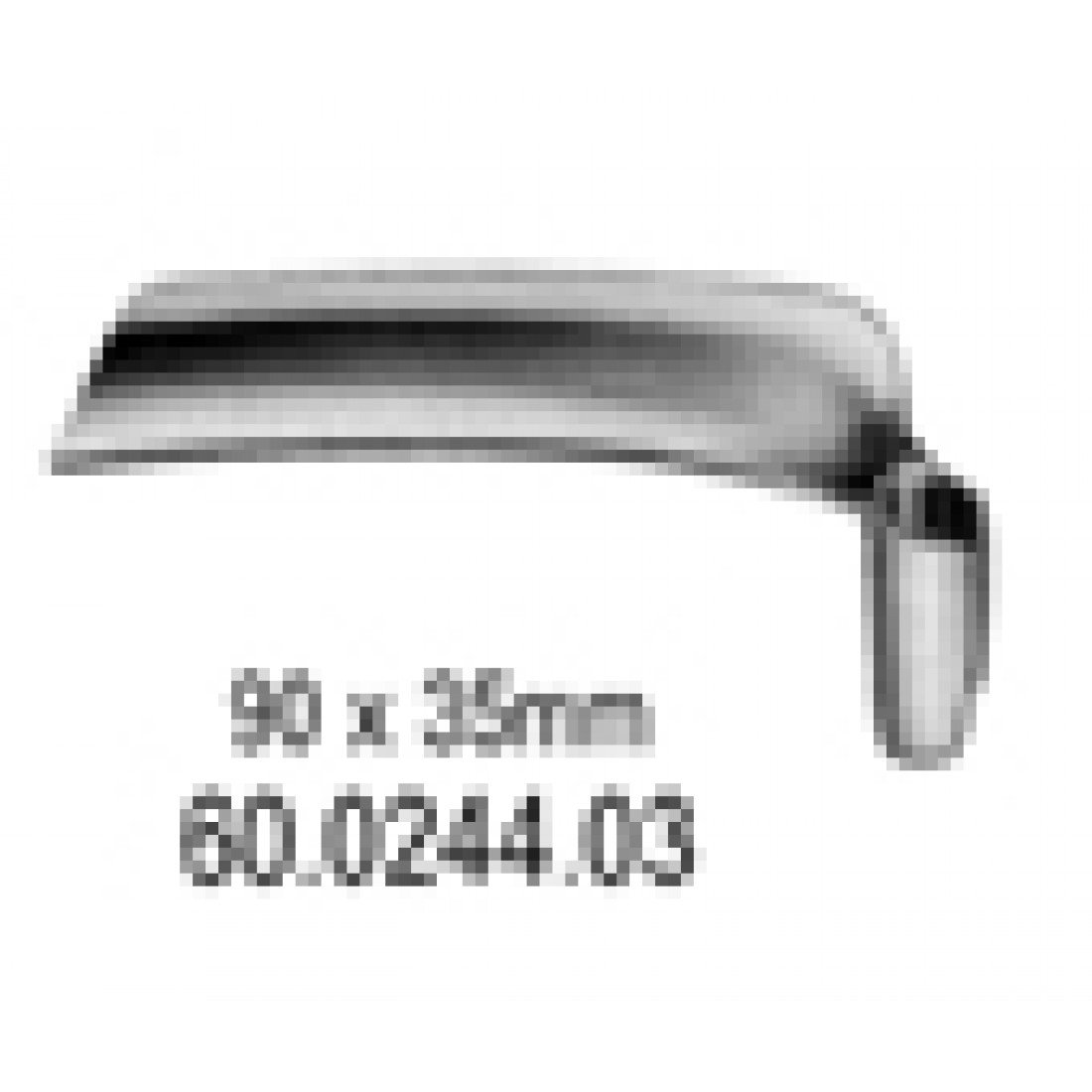 60.0244.03 Bozemann Vajinal Spekulum Ucu  90x35mm
