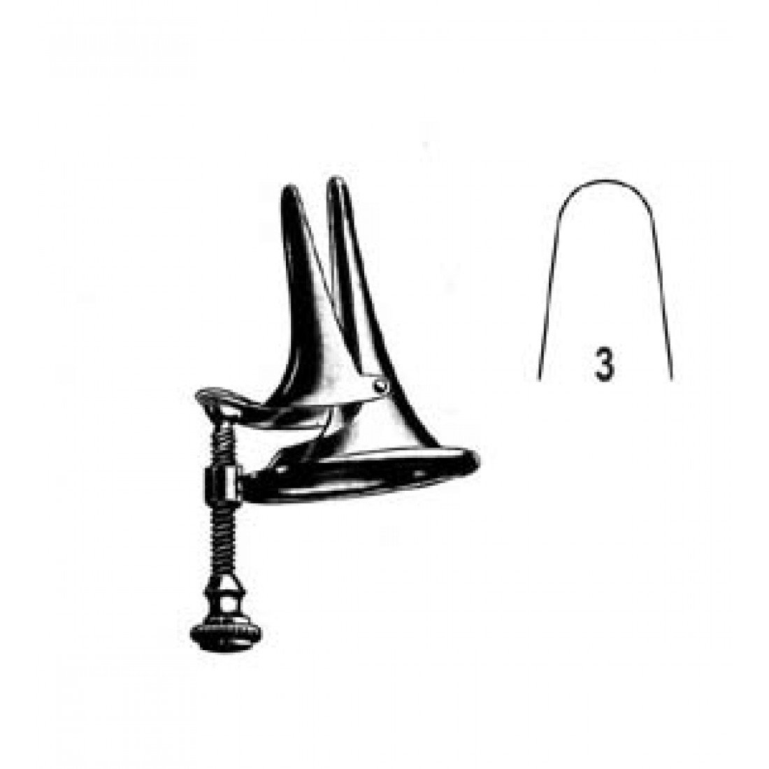 46.0014.03 Voltolini Burun Spekulumu Fig.3