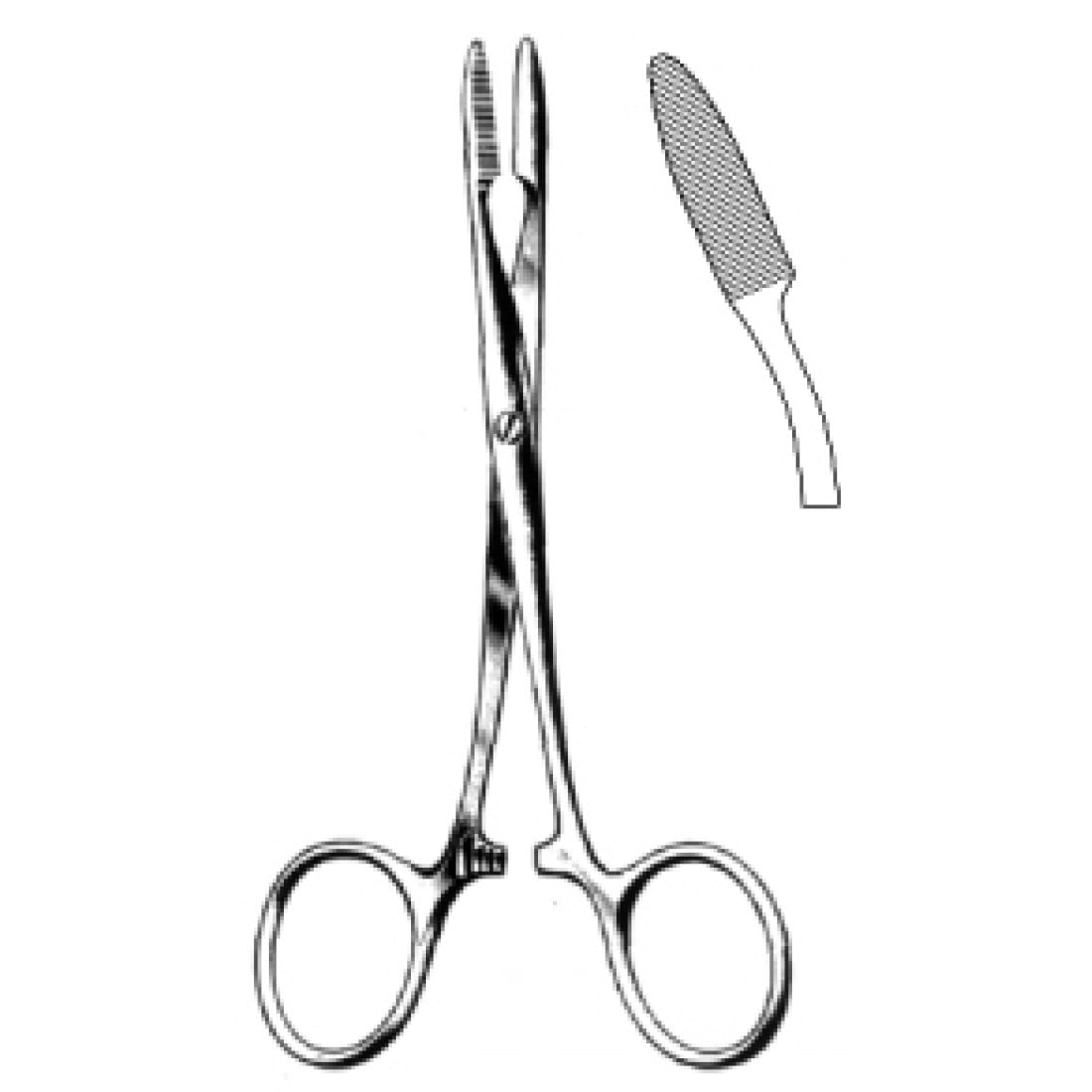 14.0171.14 Pean Hemostatik Forseps  Eğri 14cm
