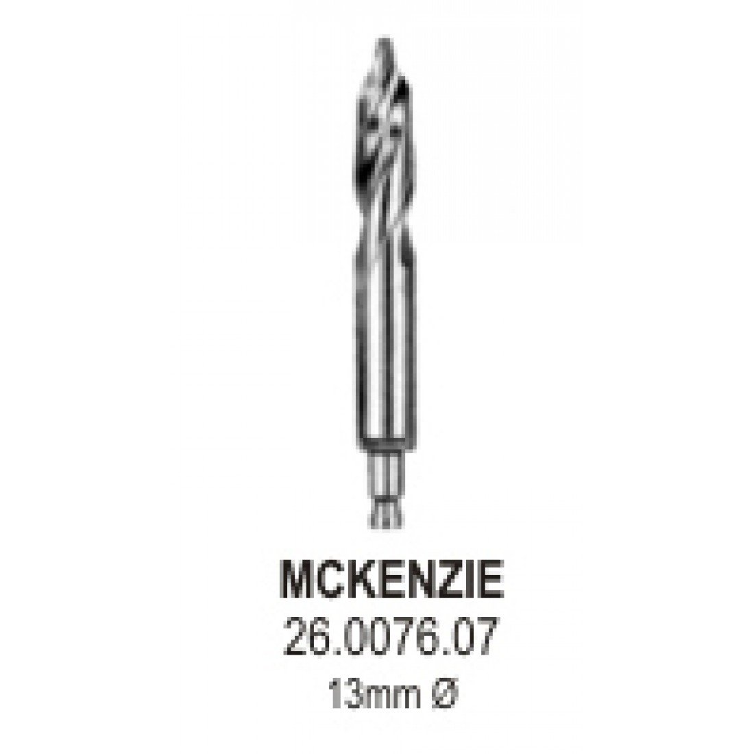 26.0076.07 Hudson El Matkabı Ucu, McKenzie 13mm
