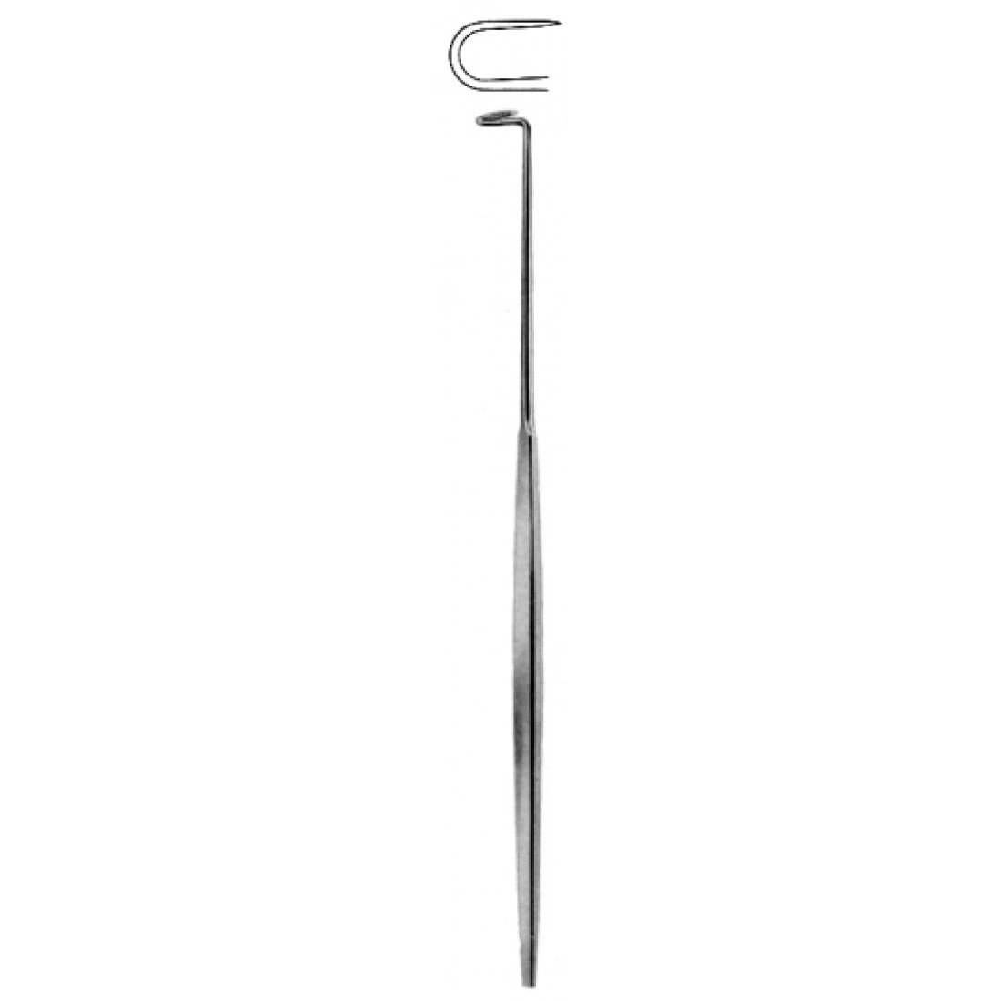 50.0060.24 Falk Tonsil İğnesi Sol 24cm