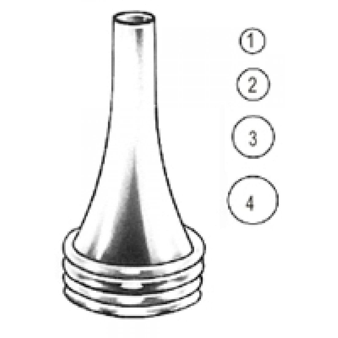 44.0030.00 Politzer Kulak Spekulumu 3mm~6.5mm set/3