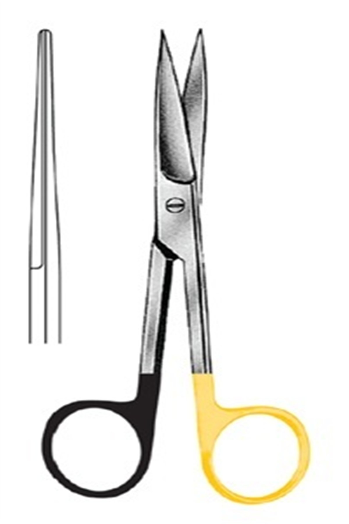 09.5014.20 Operasyon Makası Düz Keskin/Keskin 20.0cm S/CUT, TC