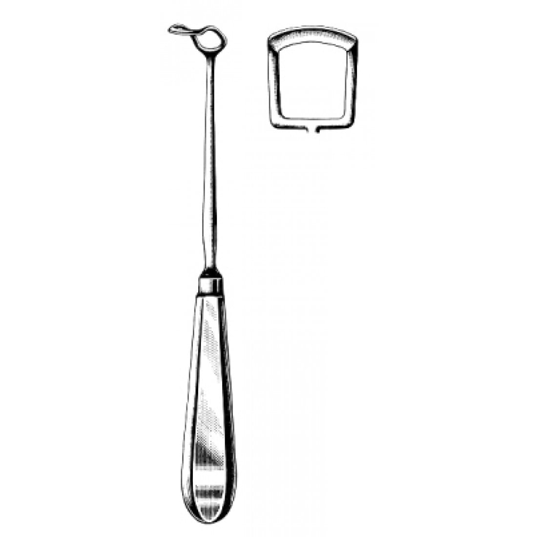 46.0856.03 Beckmann Adenoid Küret 18mm, 22cm Fig.3