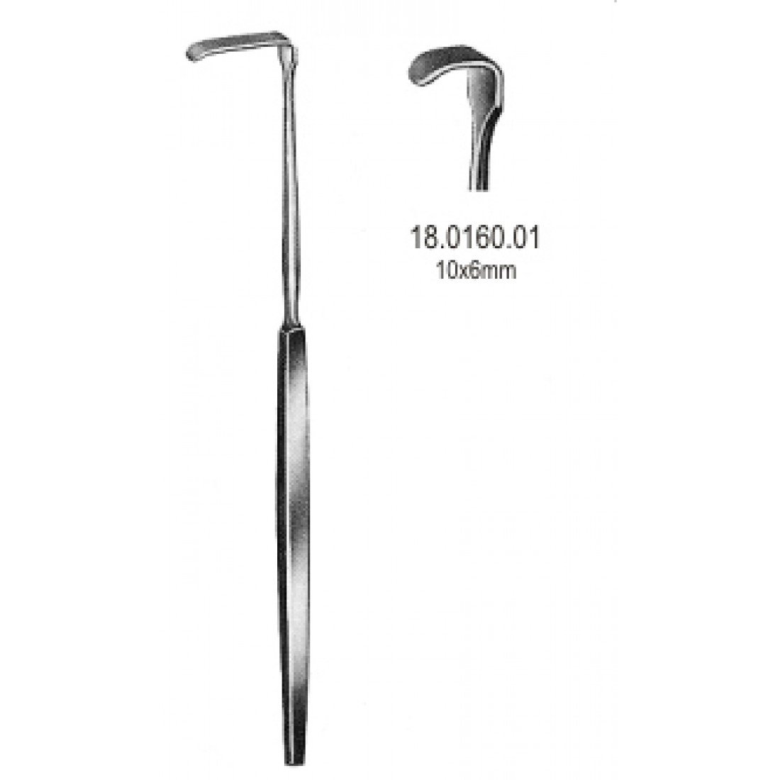 18.0160.01 Senn Green Ekartör 10x6mm