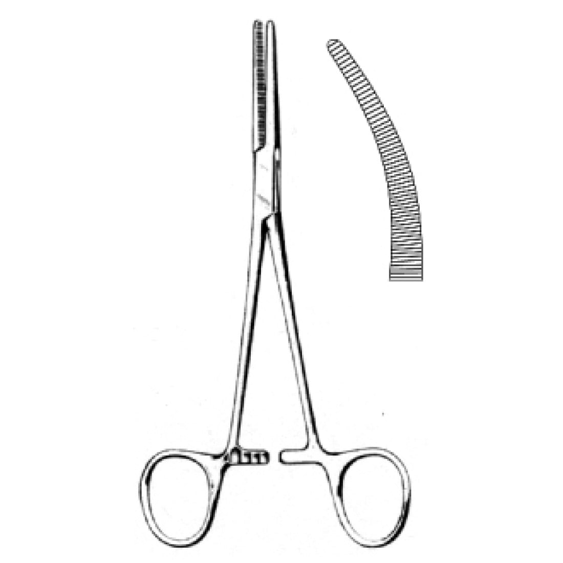 14.0105.16 Crile Rankin Hemostatik Forseps Eğri 16cm