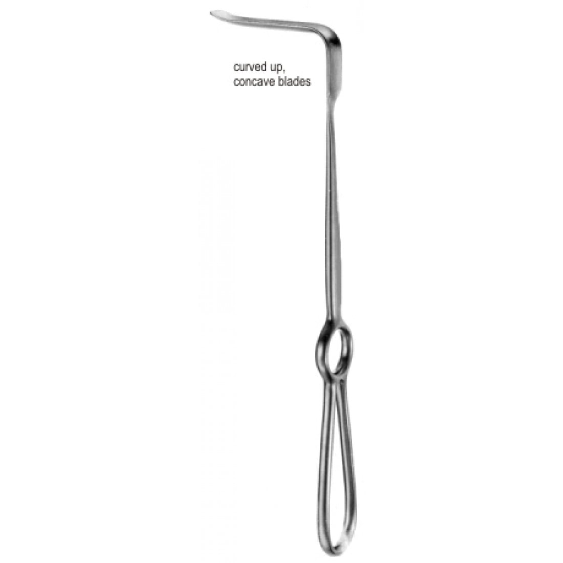 49.0100.42 Obwegeser Yumuşak Doku Ekartörü Yukarı Doğru 10x42mm, 22cm