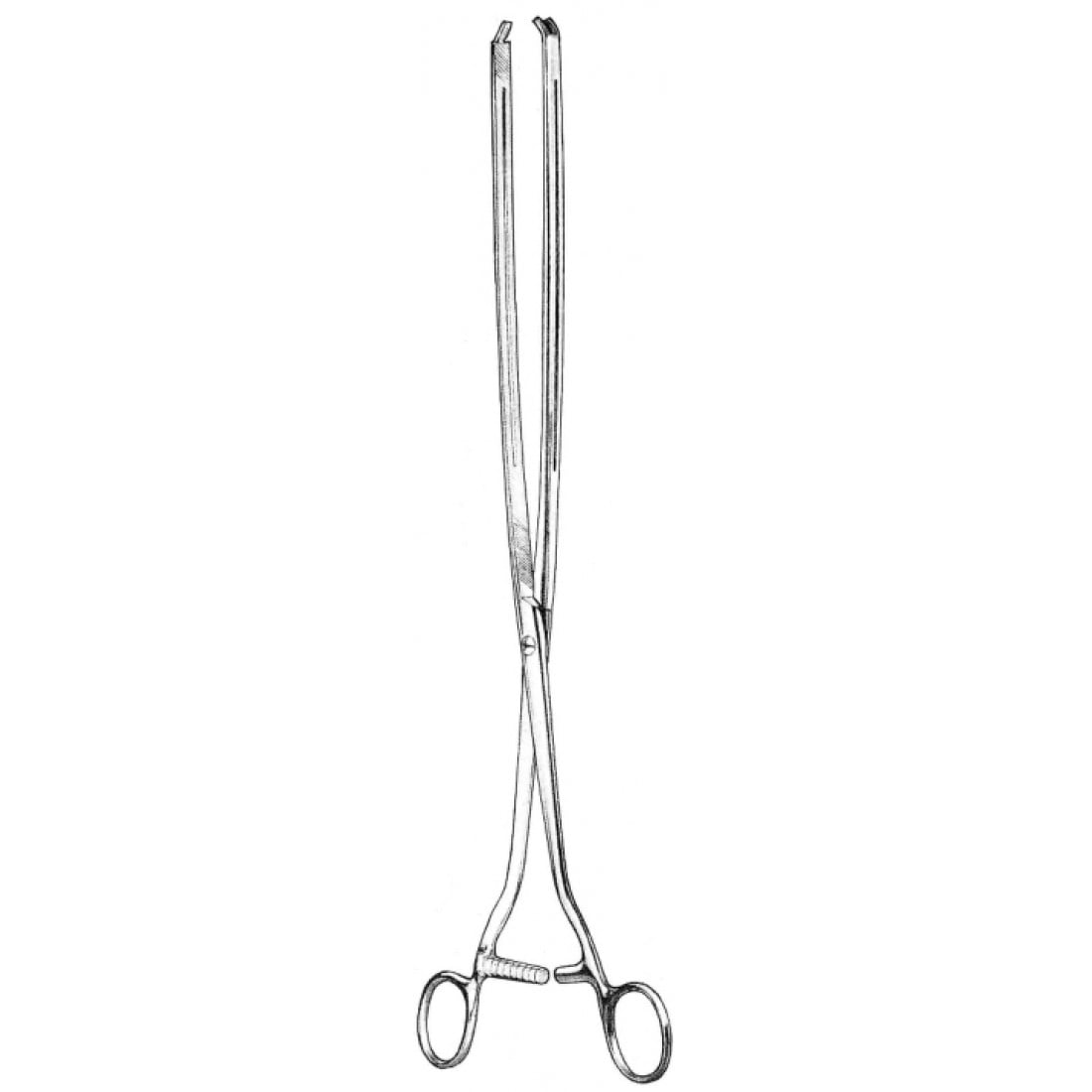 52.0270.36 Scudder Bağırsak Klempi Düz 36cm