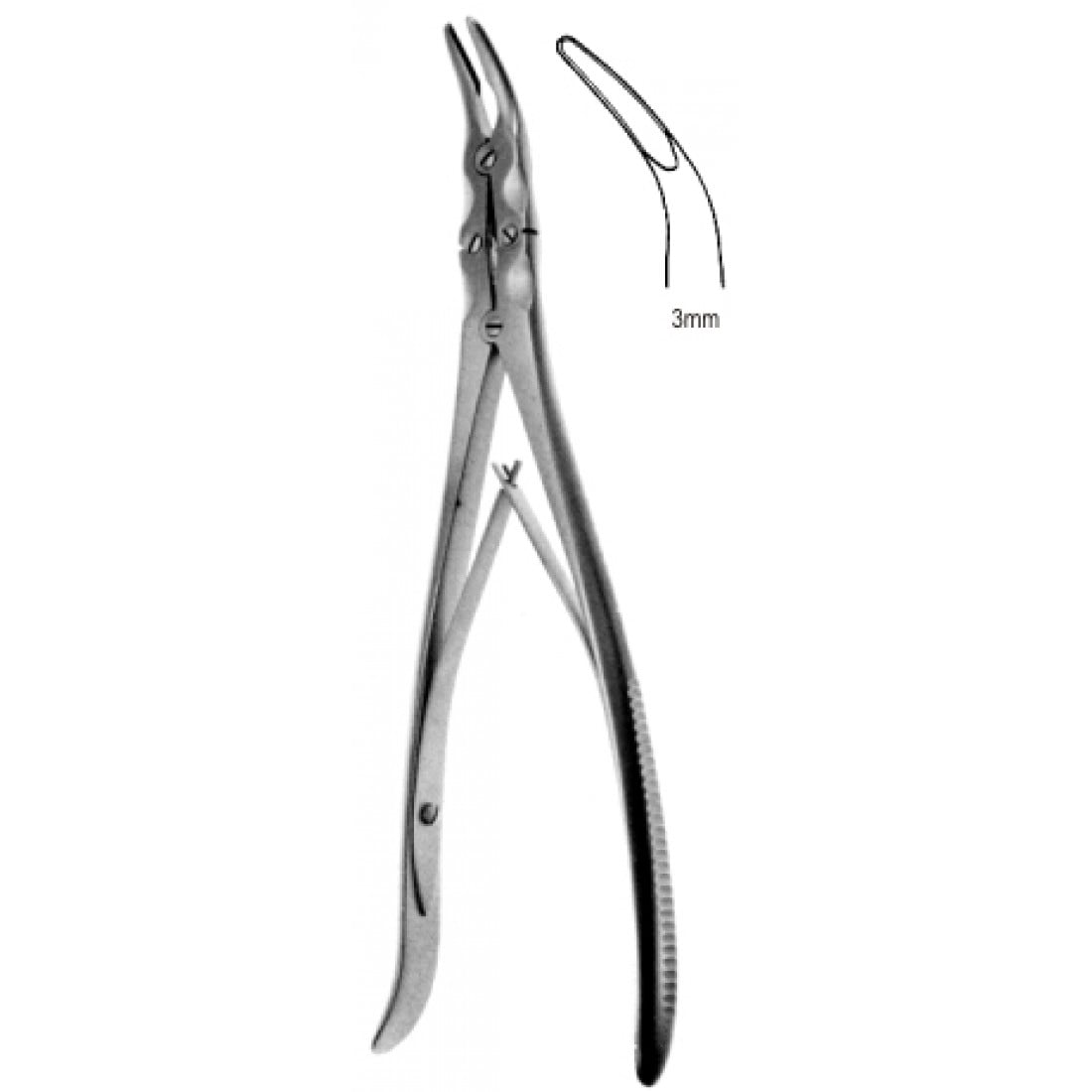 28.1250.03 Smith Peterson Ronjur Eğri 3mm, 24cm