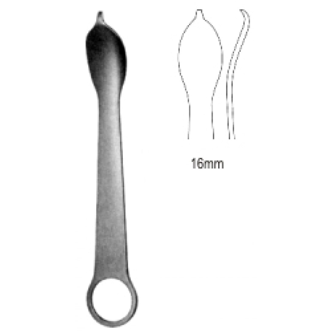 28.0670.12 Kemik Levyesi küçük 2x16mm, 12.5cm