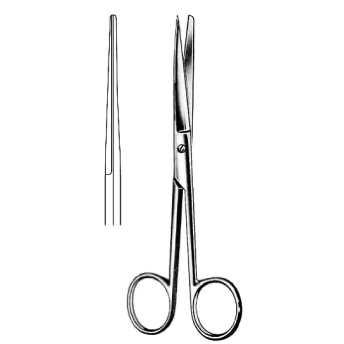 10.0024.13 Grazil Operasyon Makası Keskin/Künt Düz 13.0cm