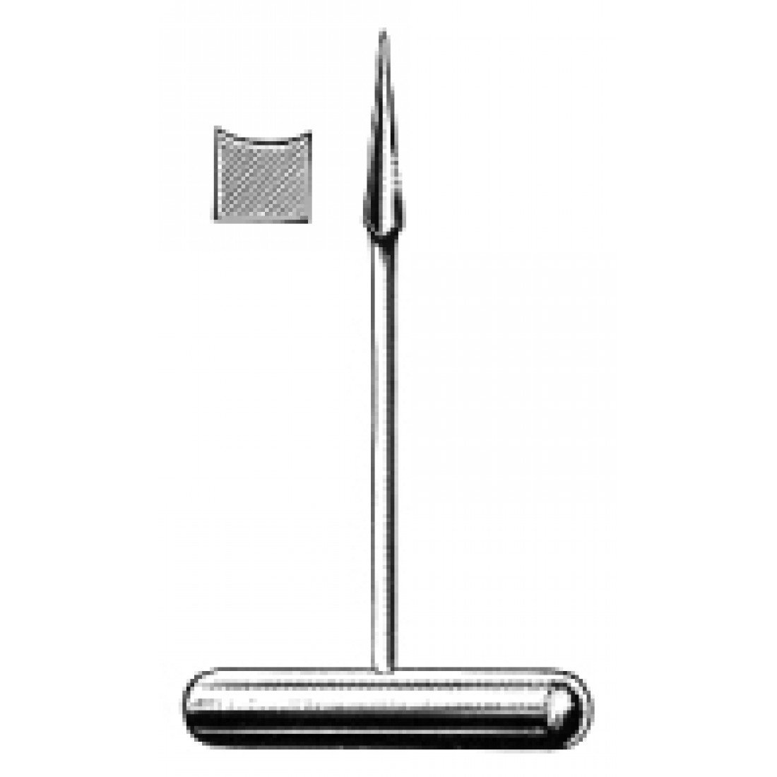 26.0220.14 Kemik Oyucu T Saplı  14cm