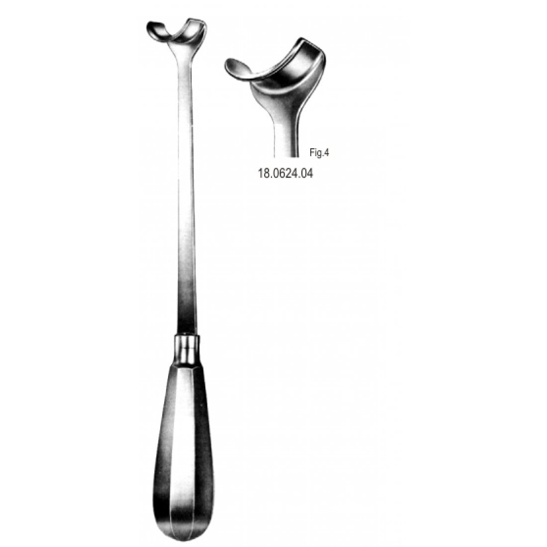18.0624.04 Ross Aortic Wall Retractor 27x13mm, 27cm