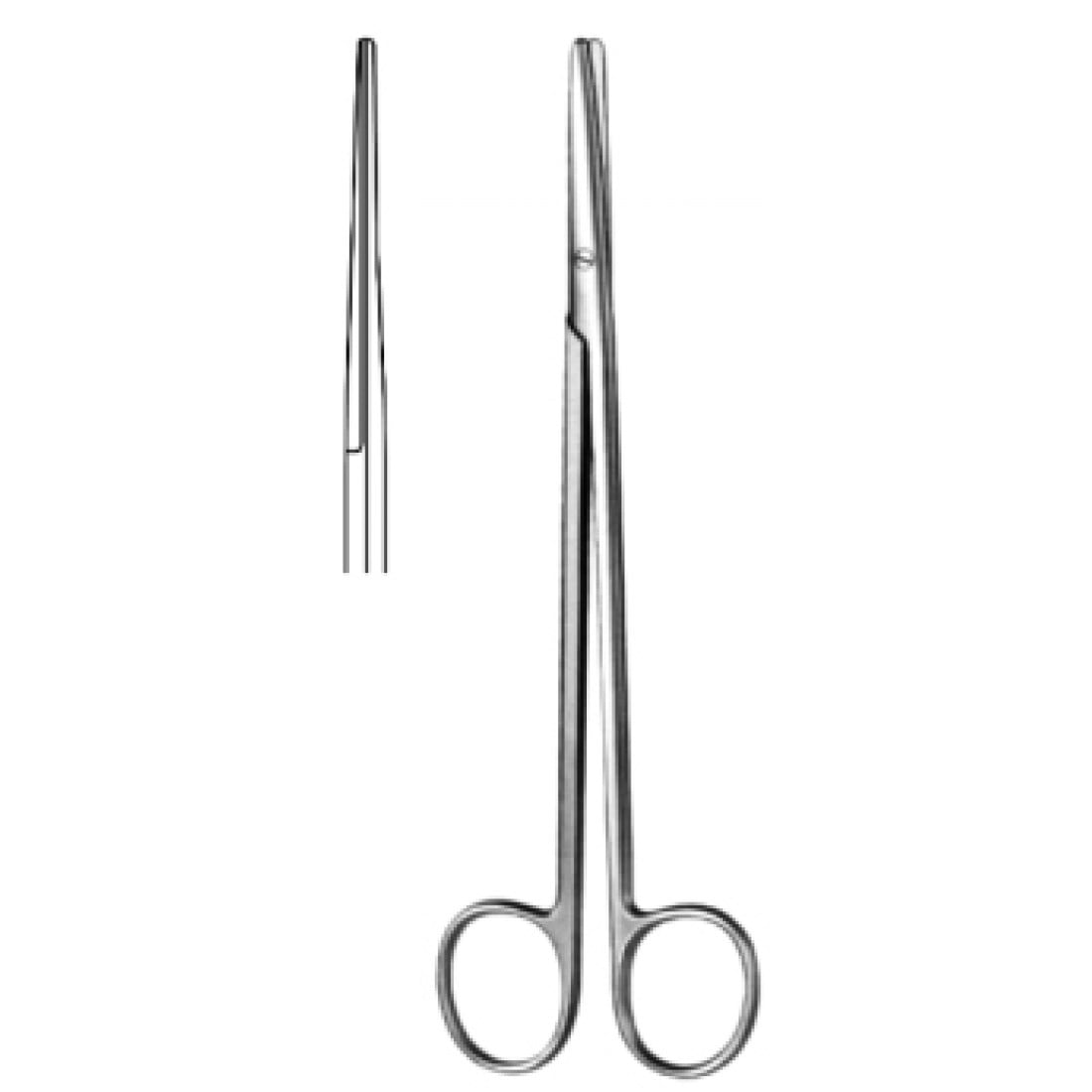 10.0360.18 Metzenbaum İnce Makas Düz 18cm
