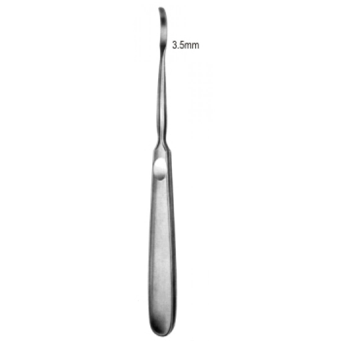 49.0424.02 Elevatör Periost Marchac Keskin 3.5mm, 17cm