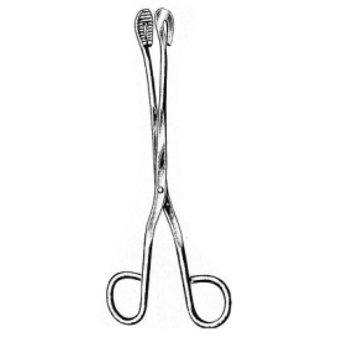 64.0060.28 Üniversal Sterilizasyon Forsepsi Düz 28cm