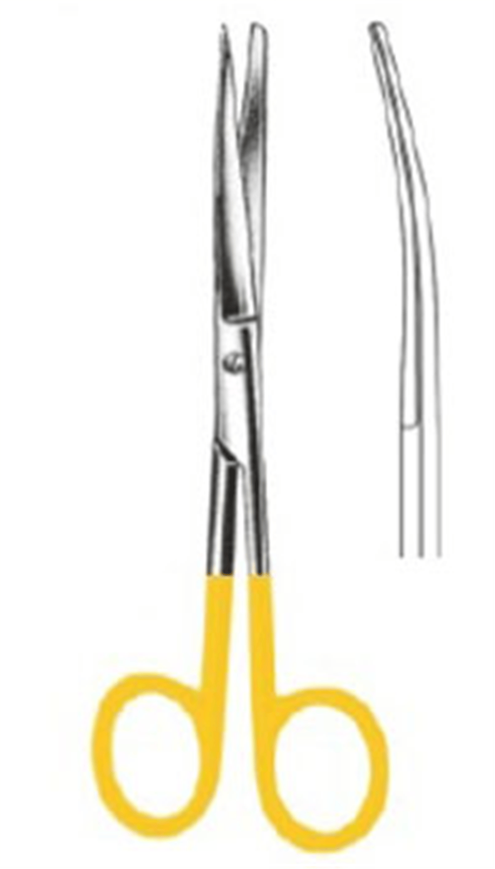 Grazil Operasyon Makası Keskin/Künt Eğri 13.0cm TC
