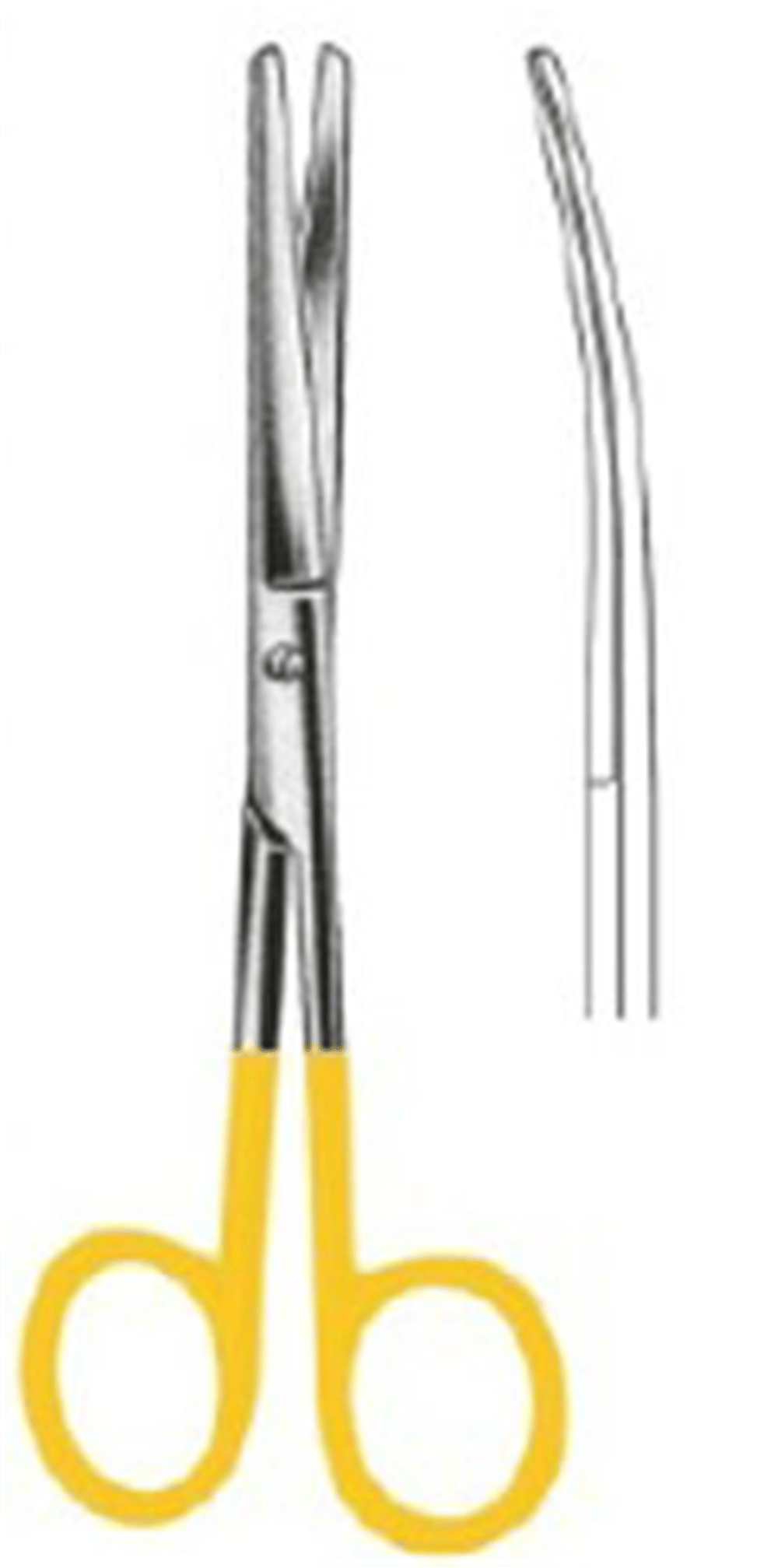 Grazil Operasyon Makası Künt/Künt Eğri 14.0cm TC