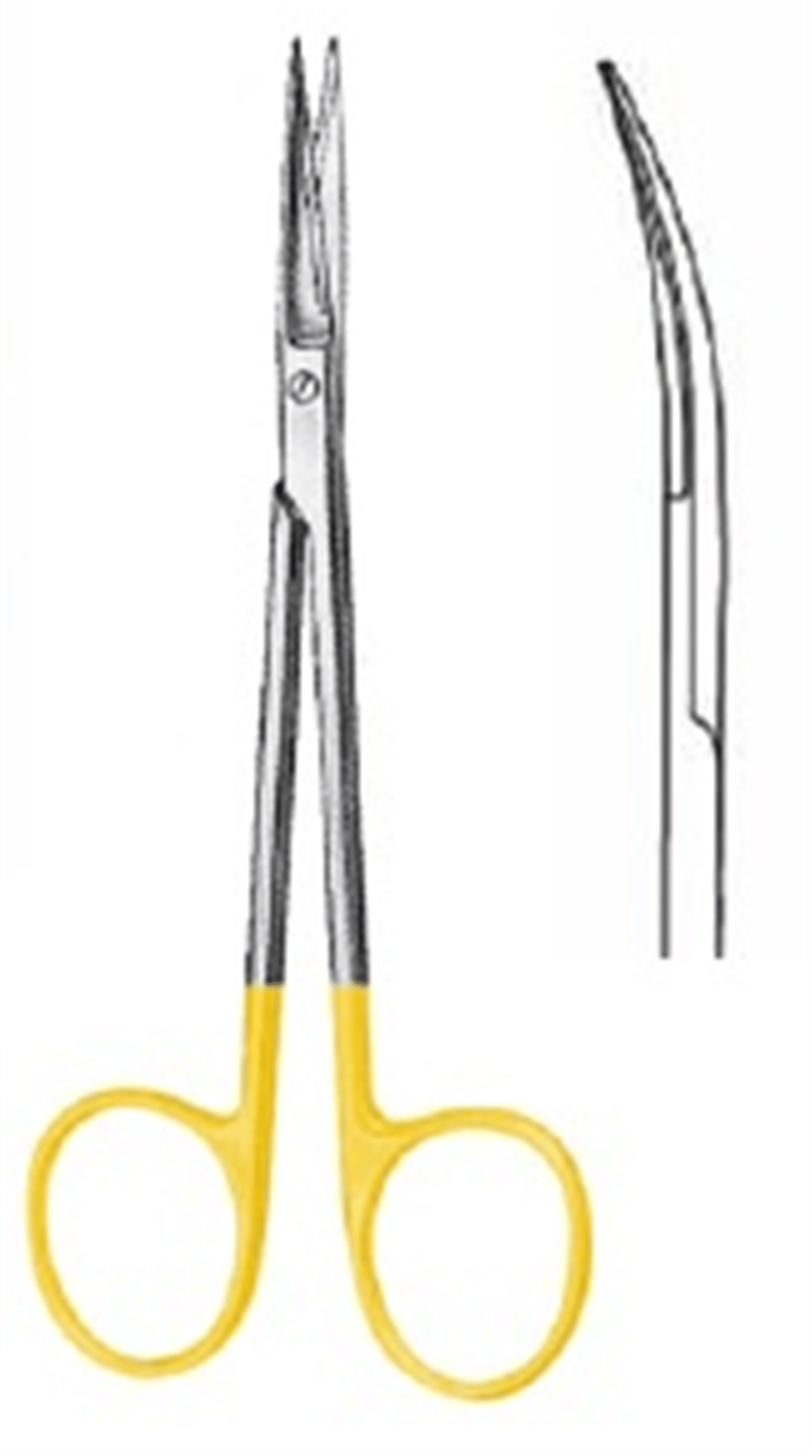 Iris Makası Eğri 11.5cm TC