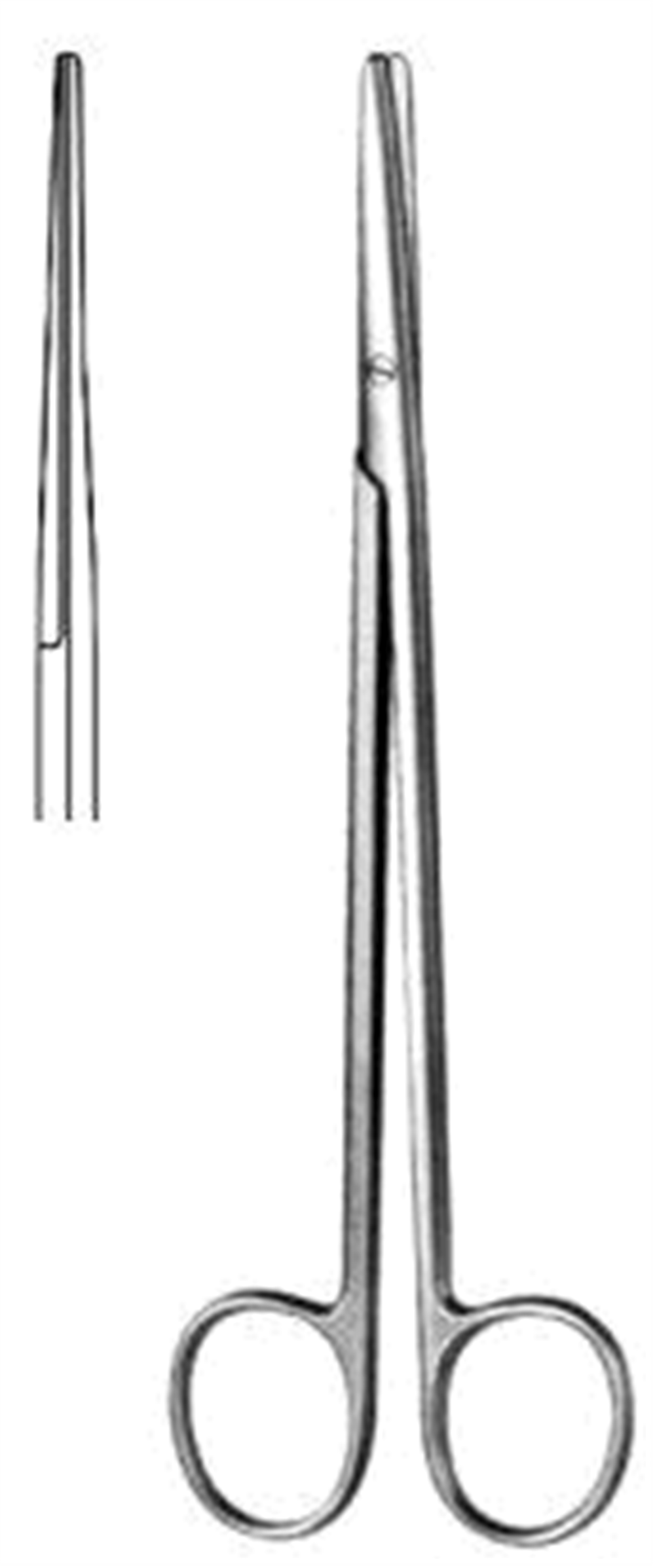 Metzenbaum İnce Makas Düz 18cm