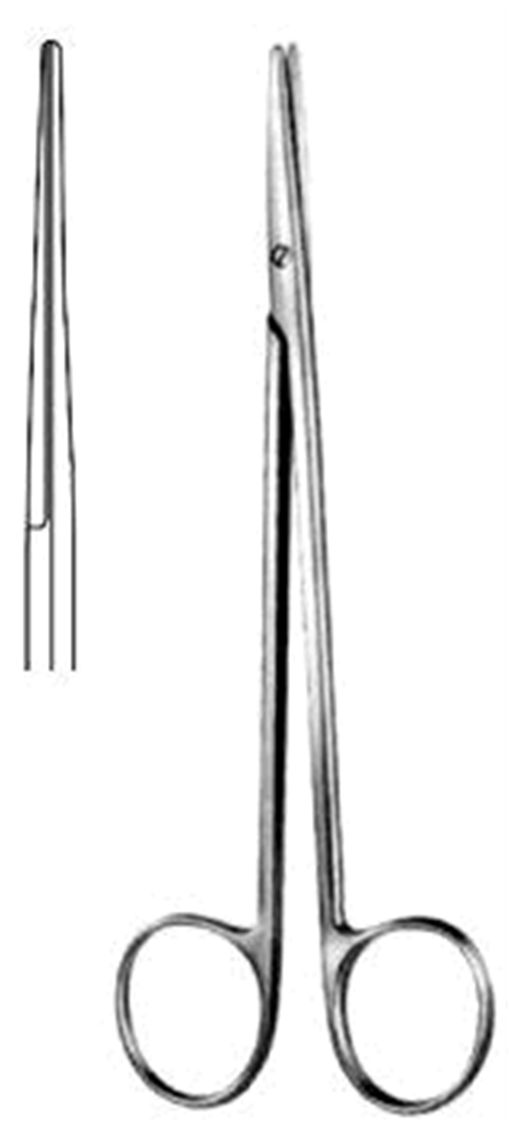 Metzenbaum Makas Düz 15cm Sol el