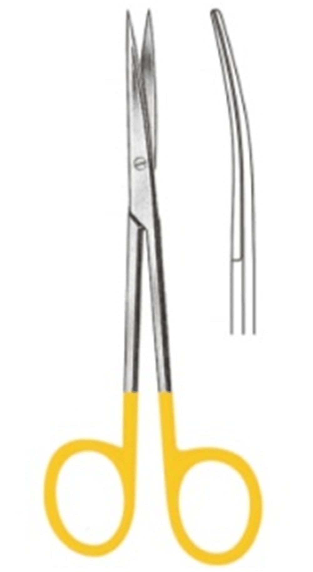 Metzenbaum Makas Eğri Keskin/Keskin 14.5cm TC