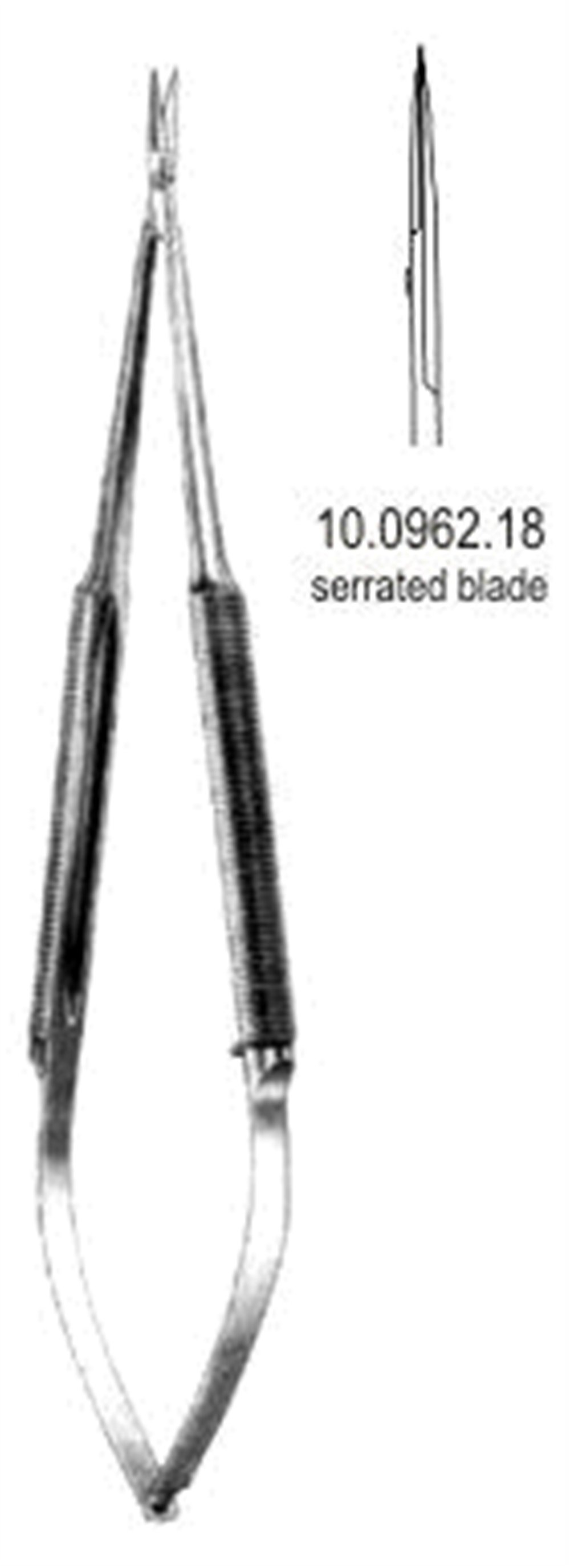 Mikro Makas Düz  18cm