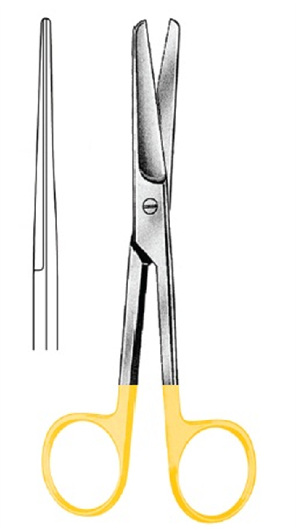 Operasyon Makası Künt/Künt Düz 18.5cm TC