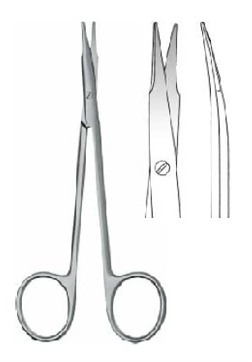 STEVENS Tenotomi Makas Eğri Künt/Künt 13cm