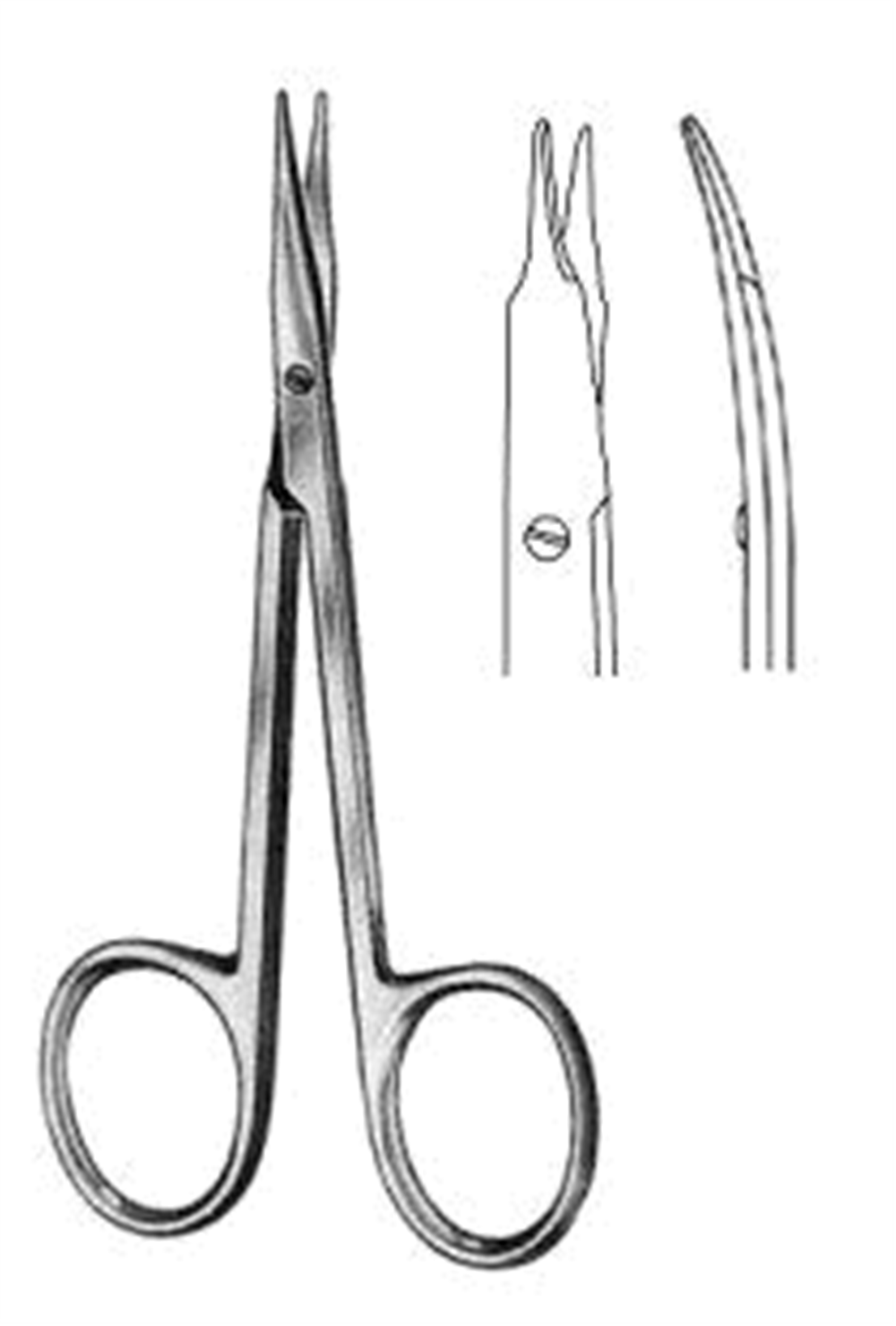 STEVENS Tenotomi Makas Eğri Künt/Künt 18cm