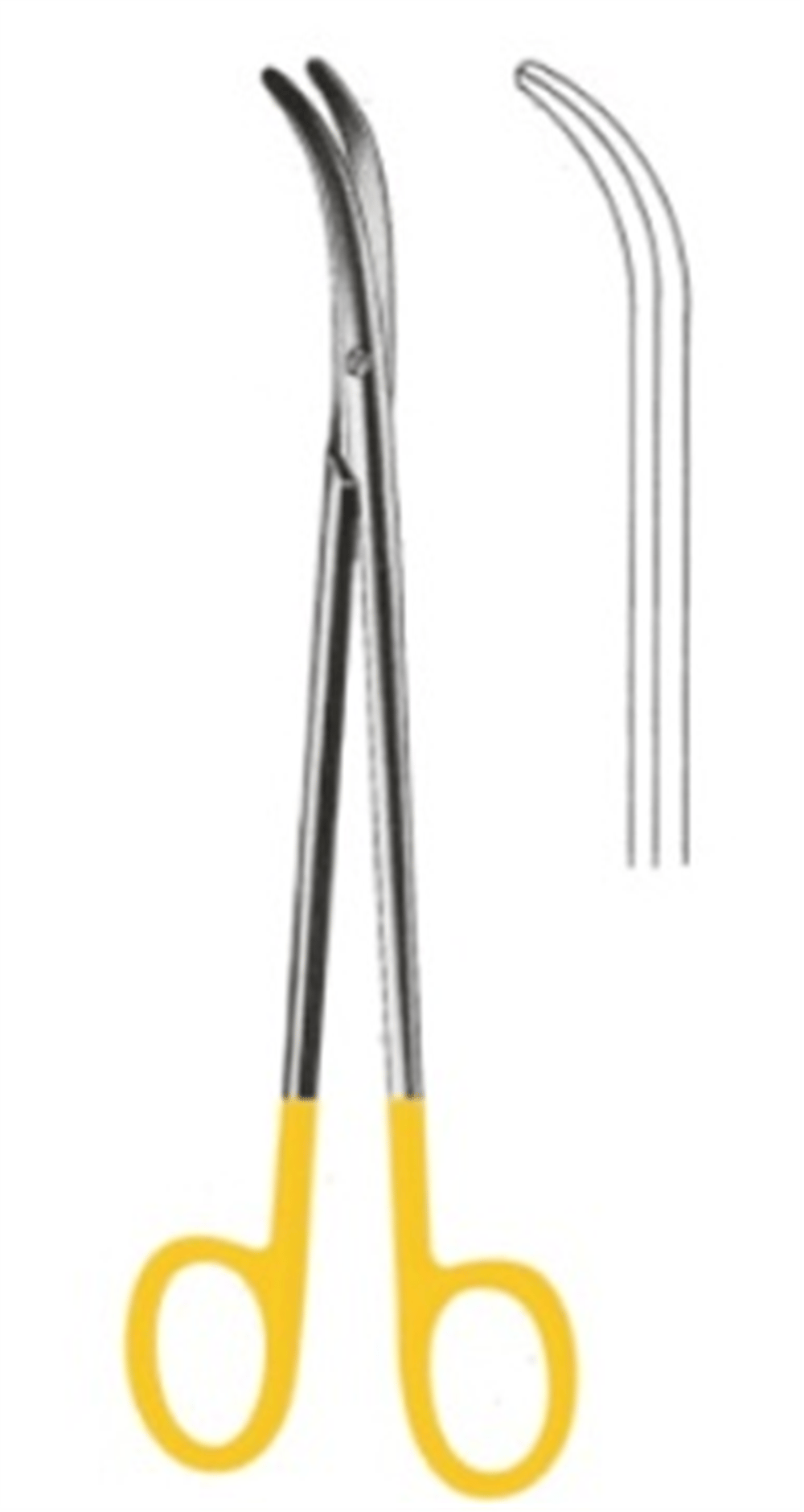 Thorek Operasyon Makası Eğri 19cm TC