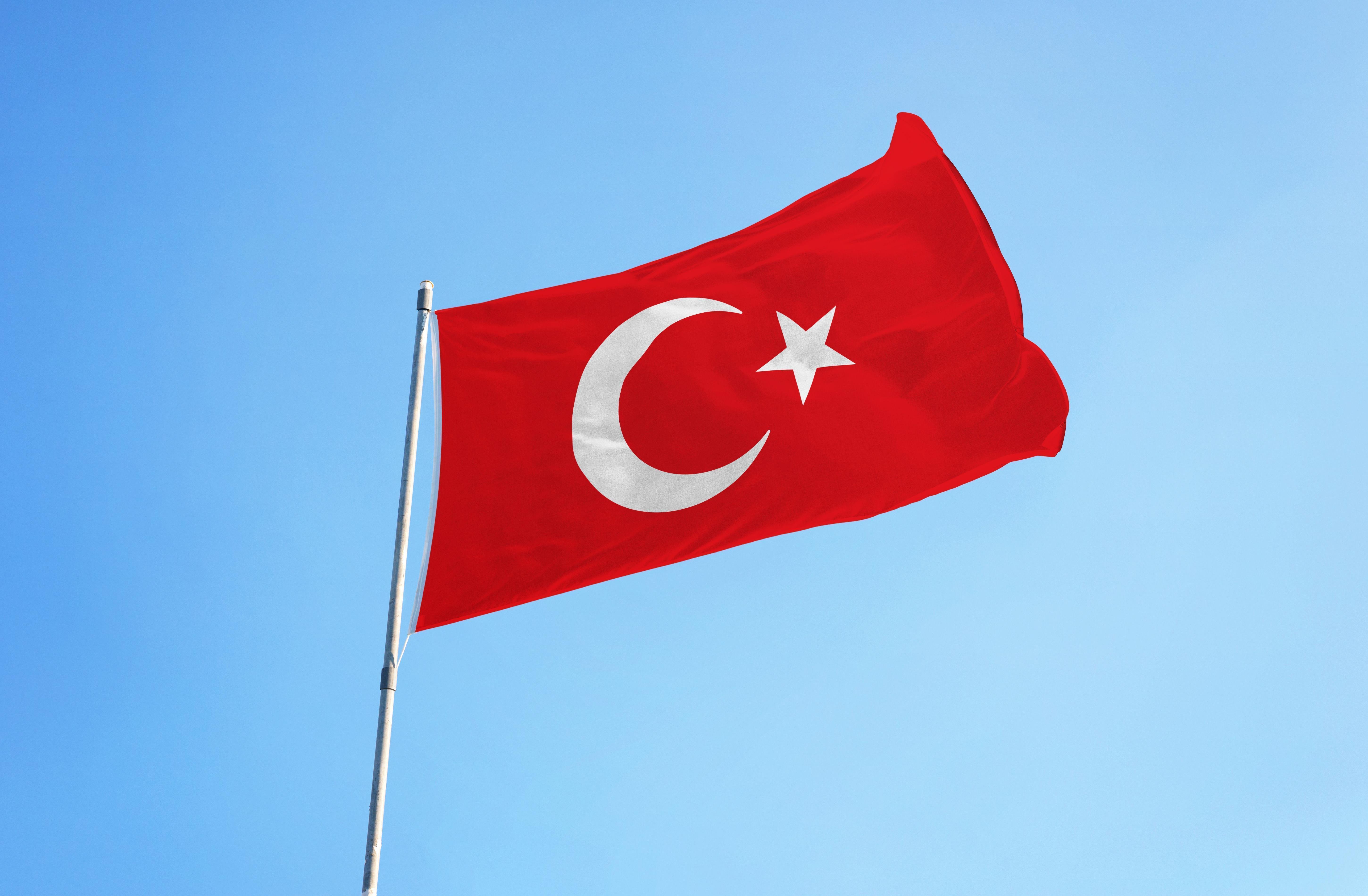 20 x 30 cm Gönder Türk Bayrağı