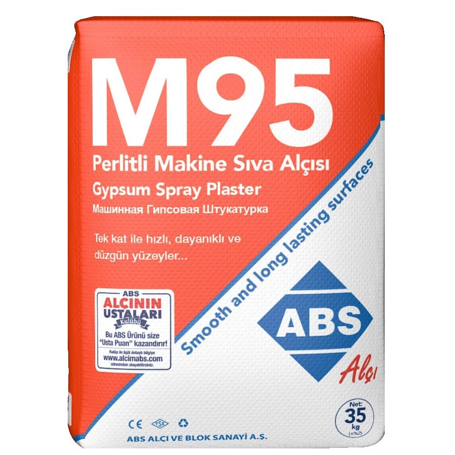 ABS M95 Makine Sıva Alçısı 35 Kg
