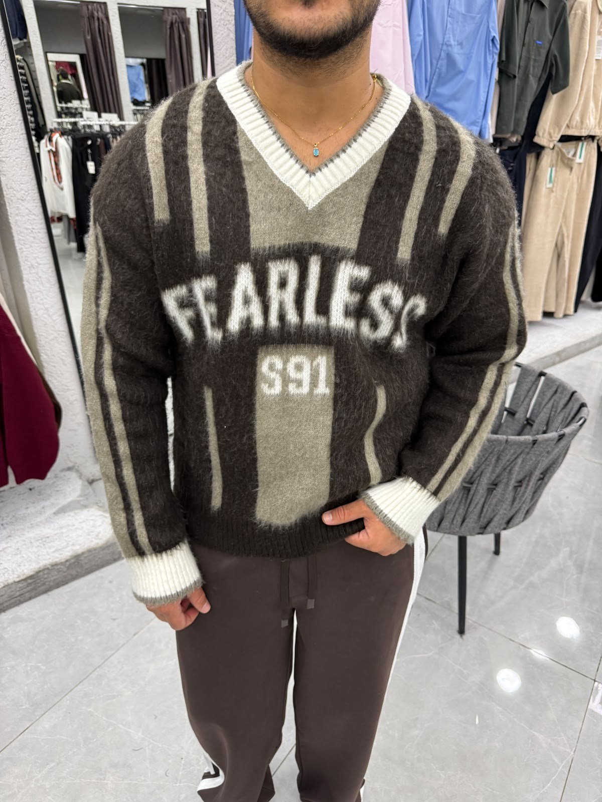 Fearless Kazak Antrasit Kahve