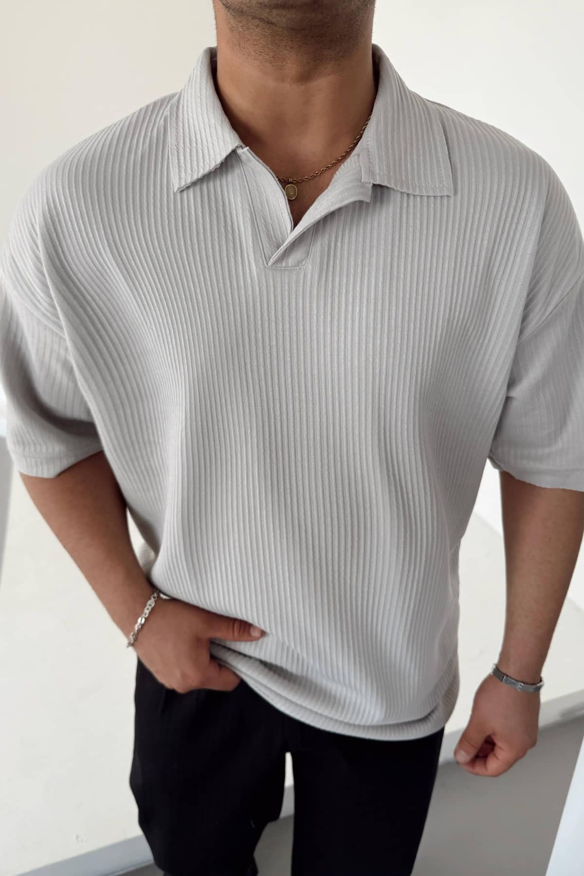 Gri Polo Yaka
