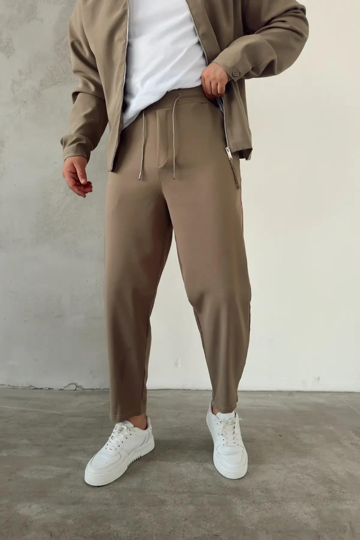 Haki Carrot Basic Jogger Pantolon