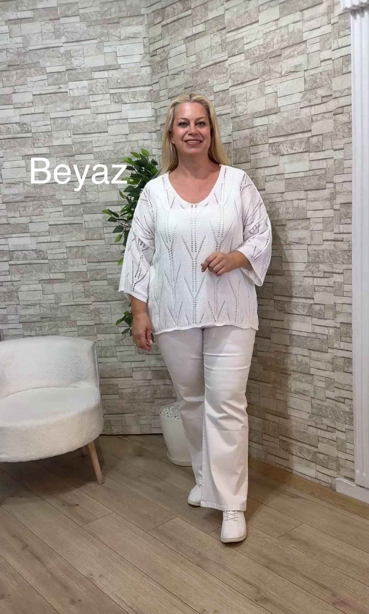 1237 AJURLU SALAŞ MERSERİZE-BEYAZ