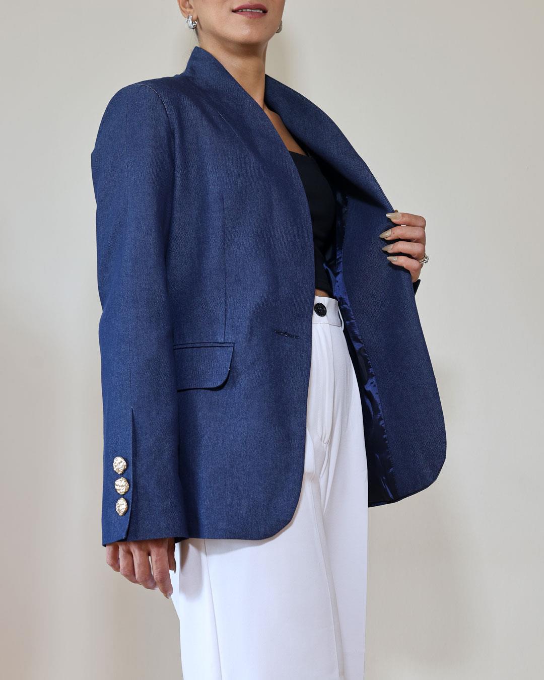 Tarzın Kot Görünümlü Blazer Ceket