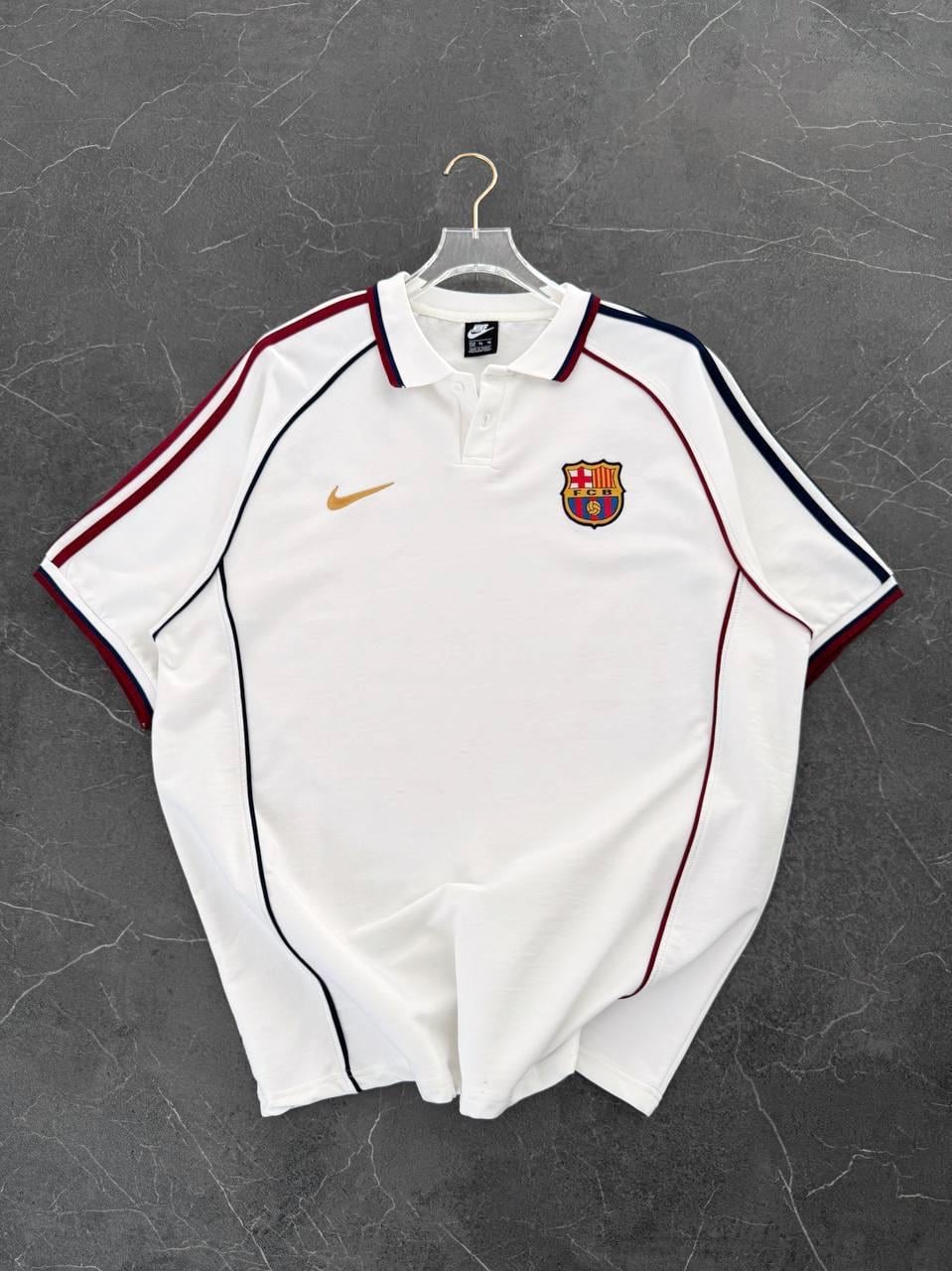 BEYAZ ÇİFT BİYE BARÇA TSHİRT