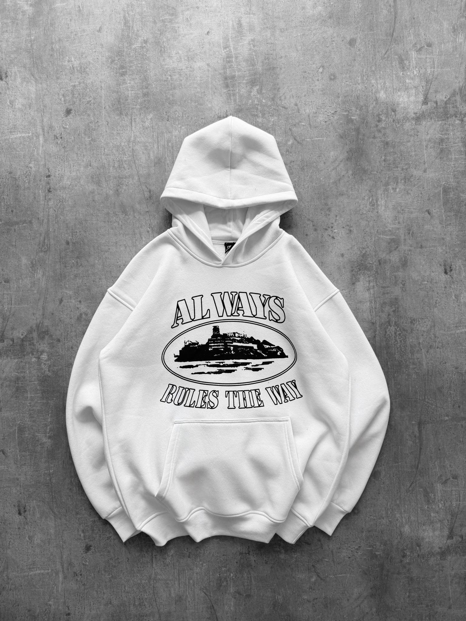 BEYAZ CORTEİZ ALWAYS KAPŞONLU SWEAT