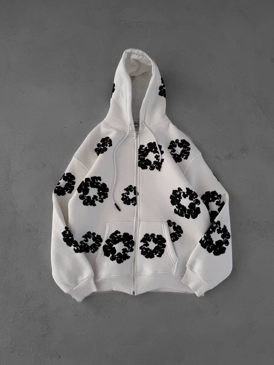 BEYAZ DENİM TEARS HIRKA