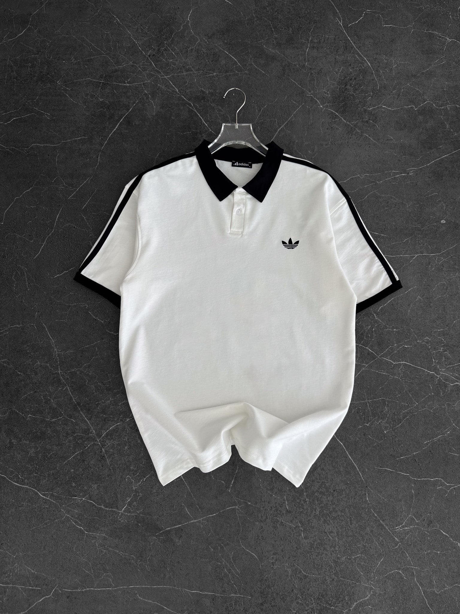 BEYAZ POLO YAKA ADİDAS TSHİRT