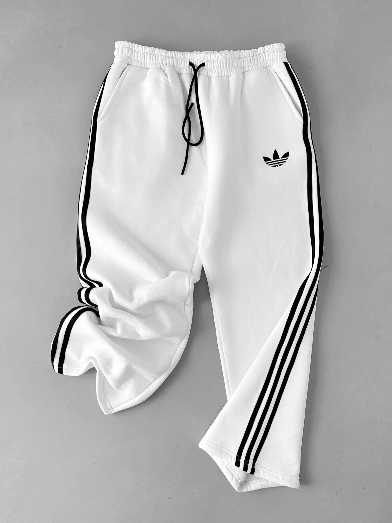 Beyaz Üç İplik Adidas Eşofman